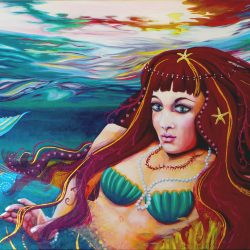 Mermaid Glass Mural