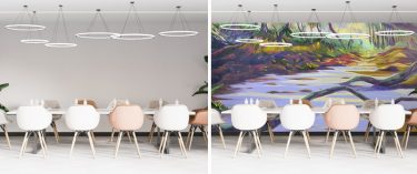 corporate-boardroom-wall-art-ideas-large-art-wallpaper-forest-to-relax-and-create-natural-decor